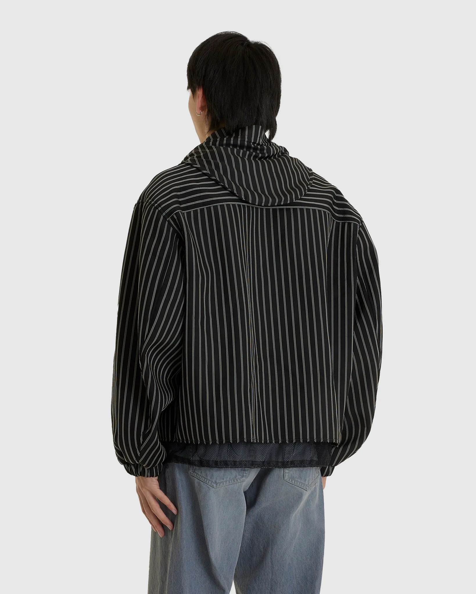 Stripe Hooded Padded jacket - Image 3
