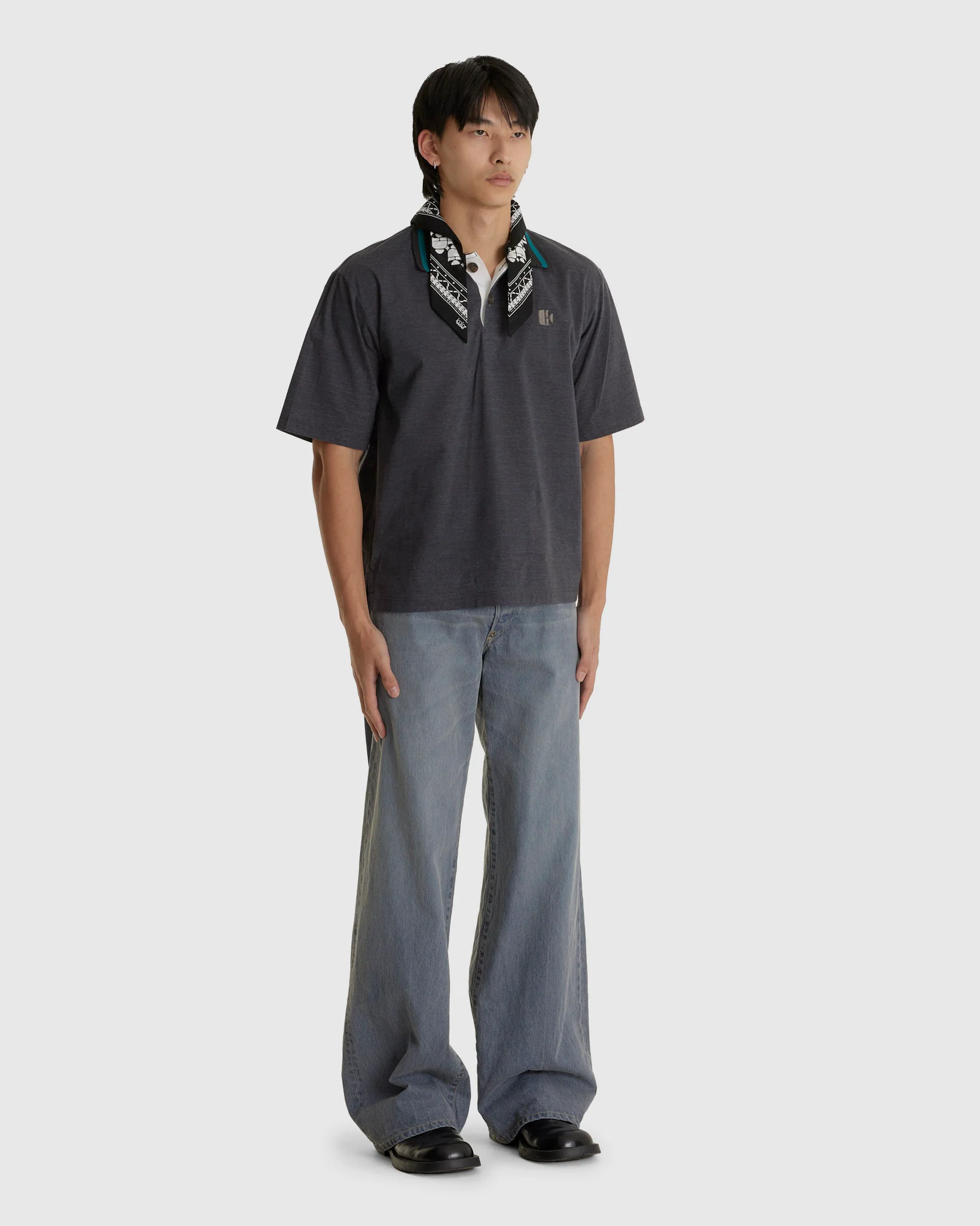 Short Sleeve Bandana Polo - Image 3