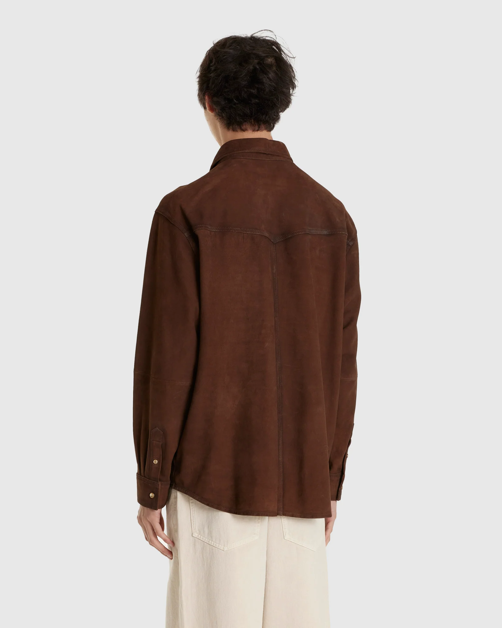 Adrian Shirt Brown - Image 3