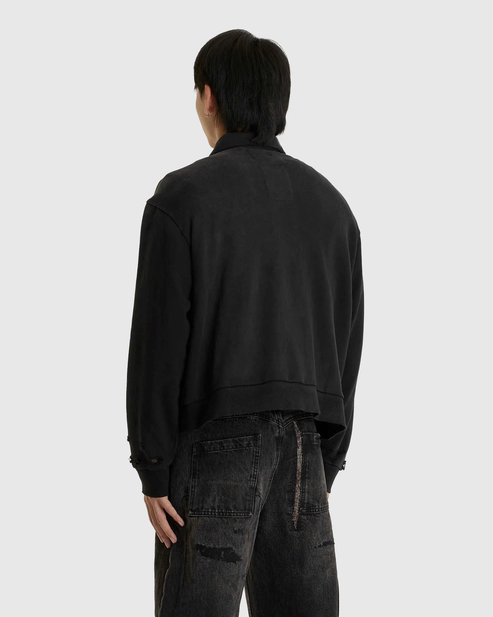 Aged Single Pocket JKT Black - Image 3