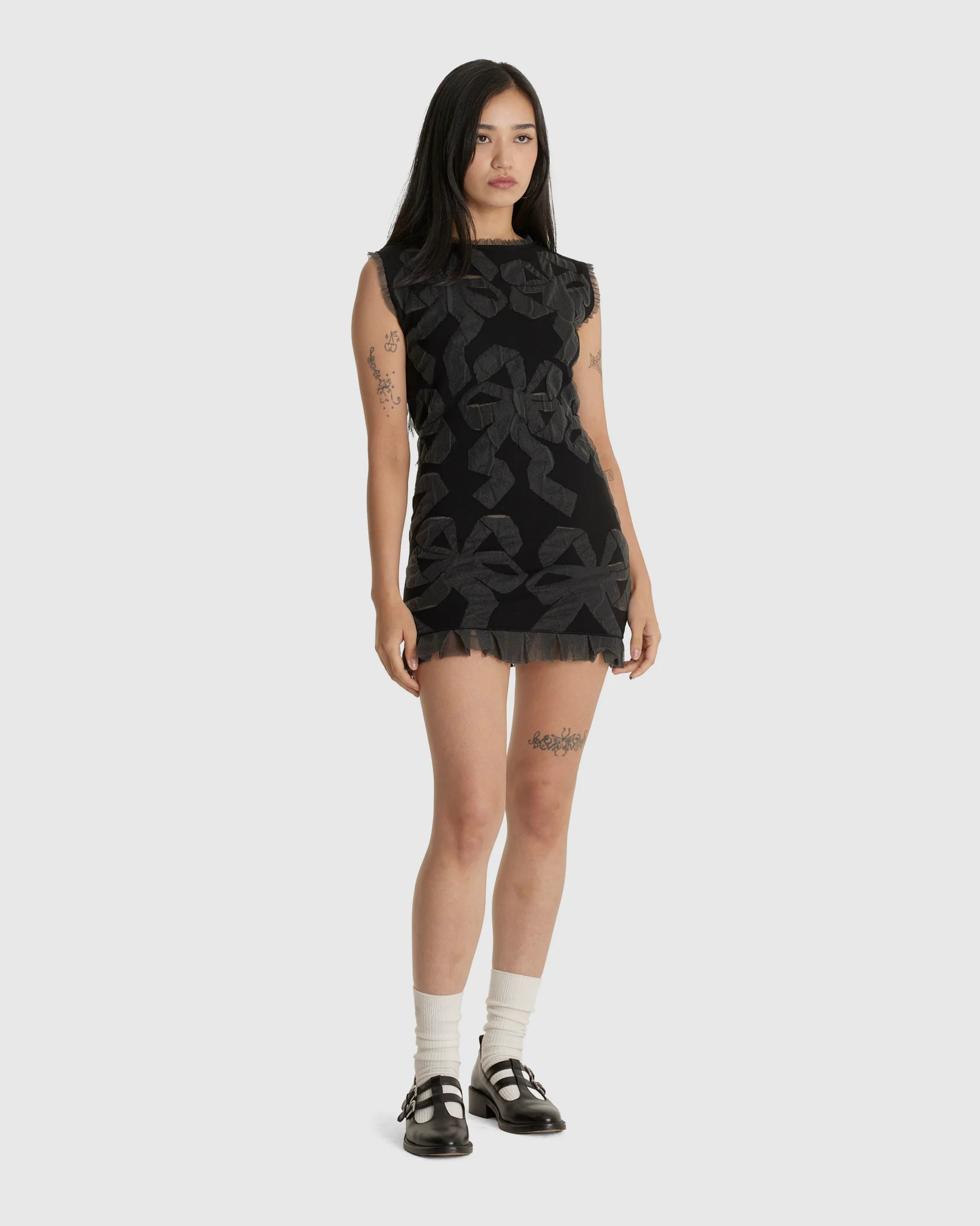 Bow Bubble Gum Knit Dress - Image 2