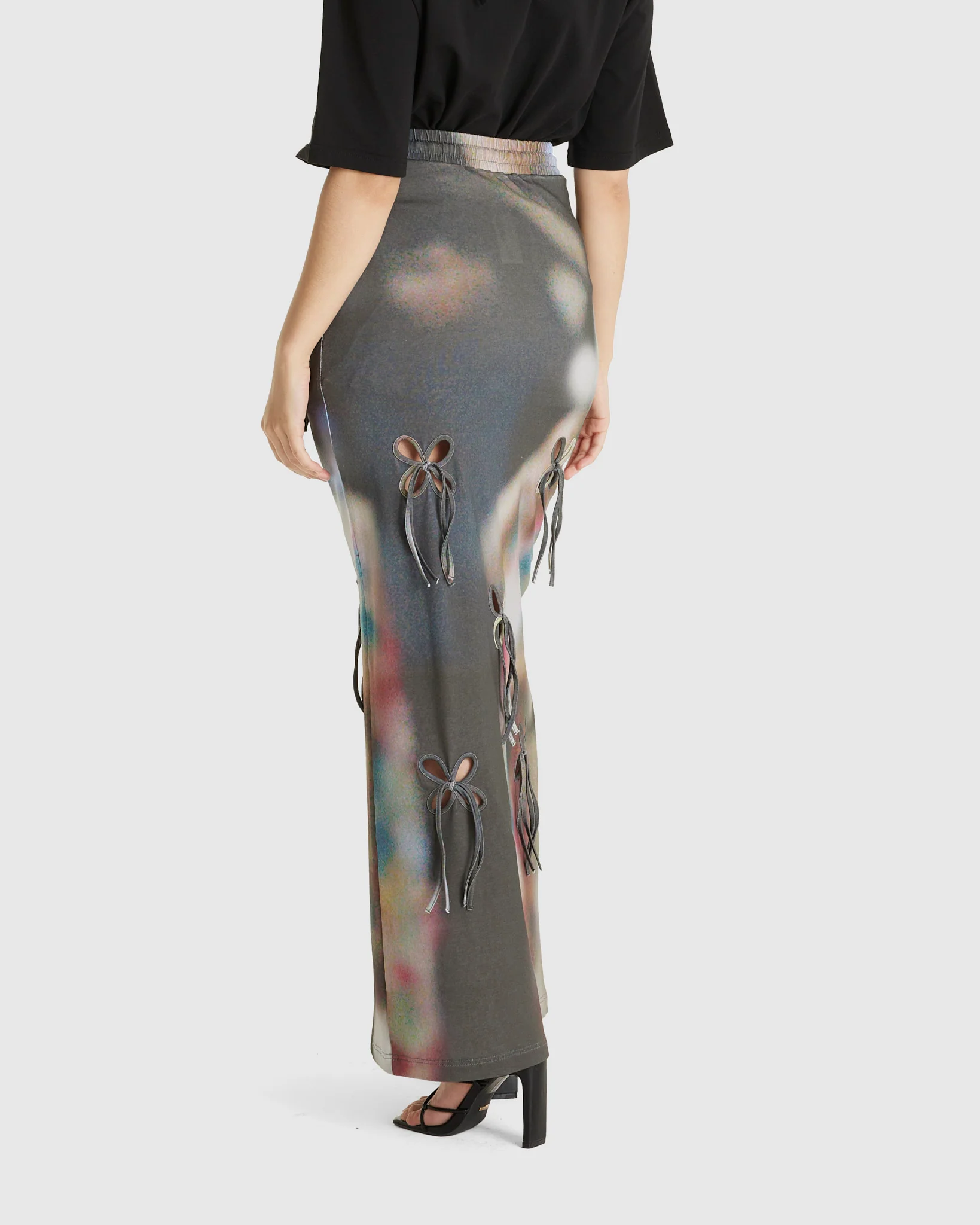 Car Printed Petal Skirt - Image 3