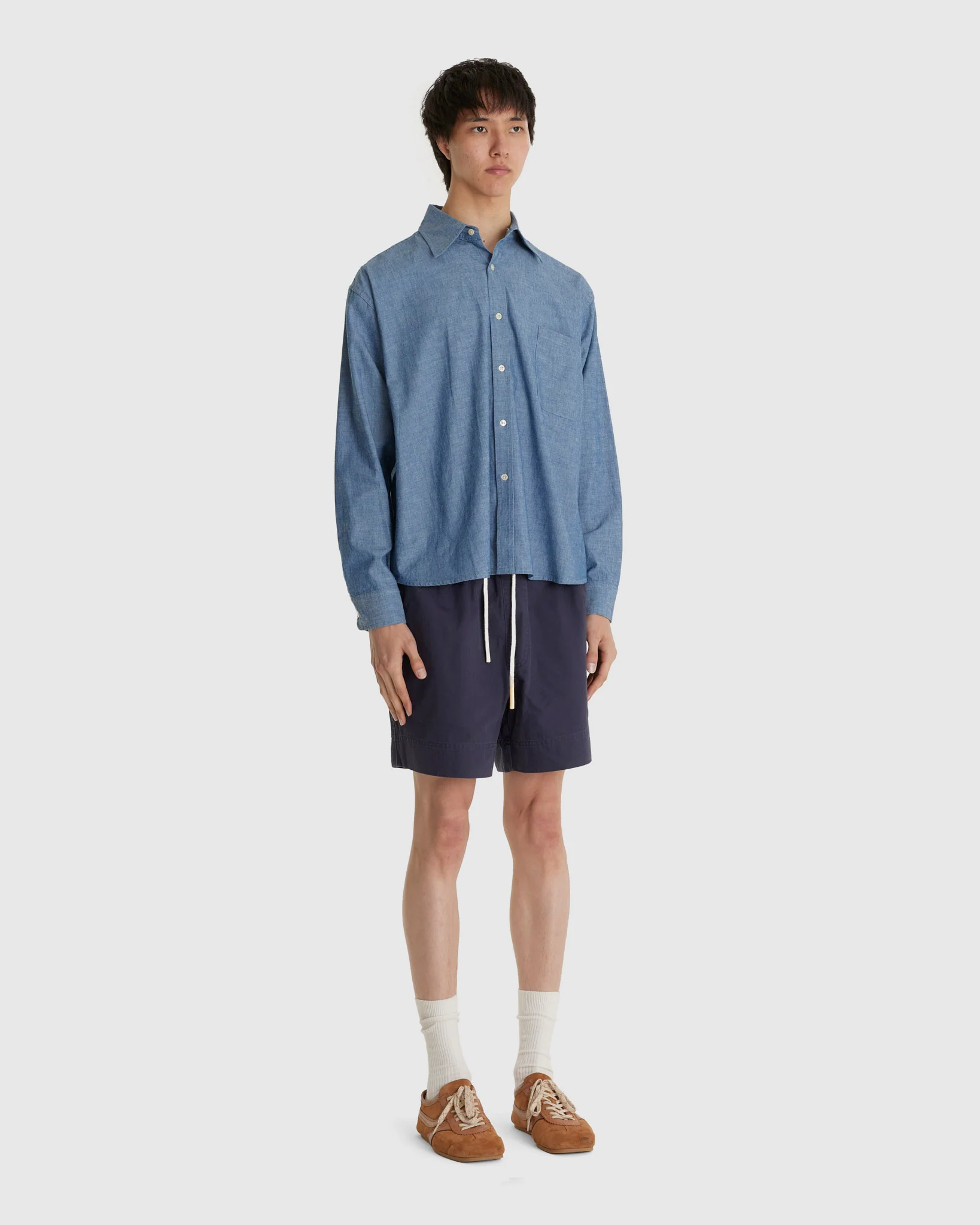 Chambray Japanese Cotton Shirt - Image 2