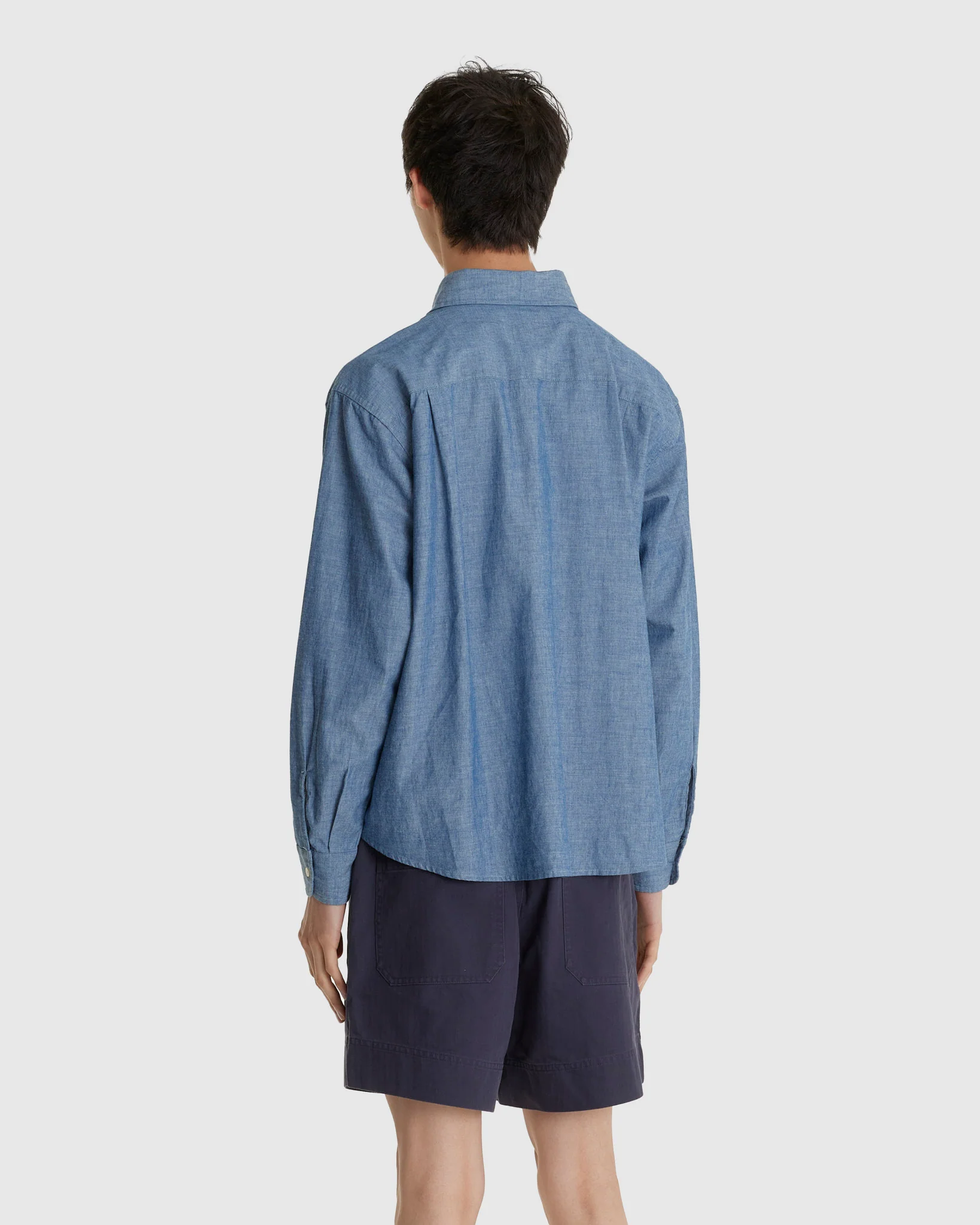 Chambray Japanese Cotton Shirt - Image 3