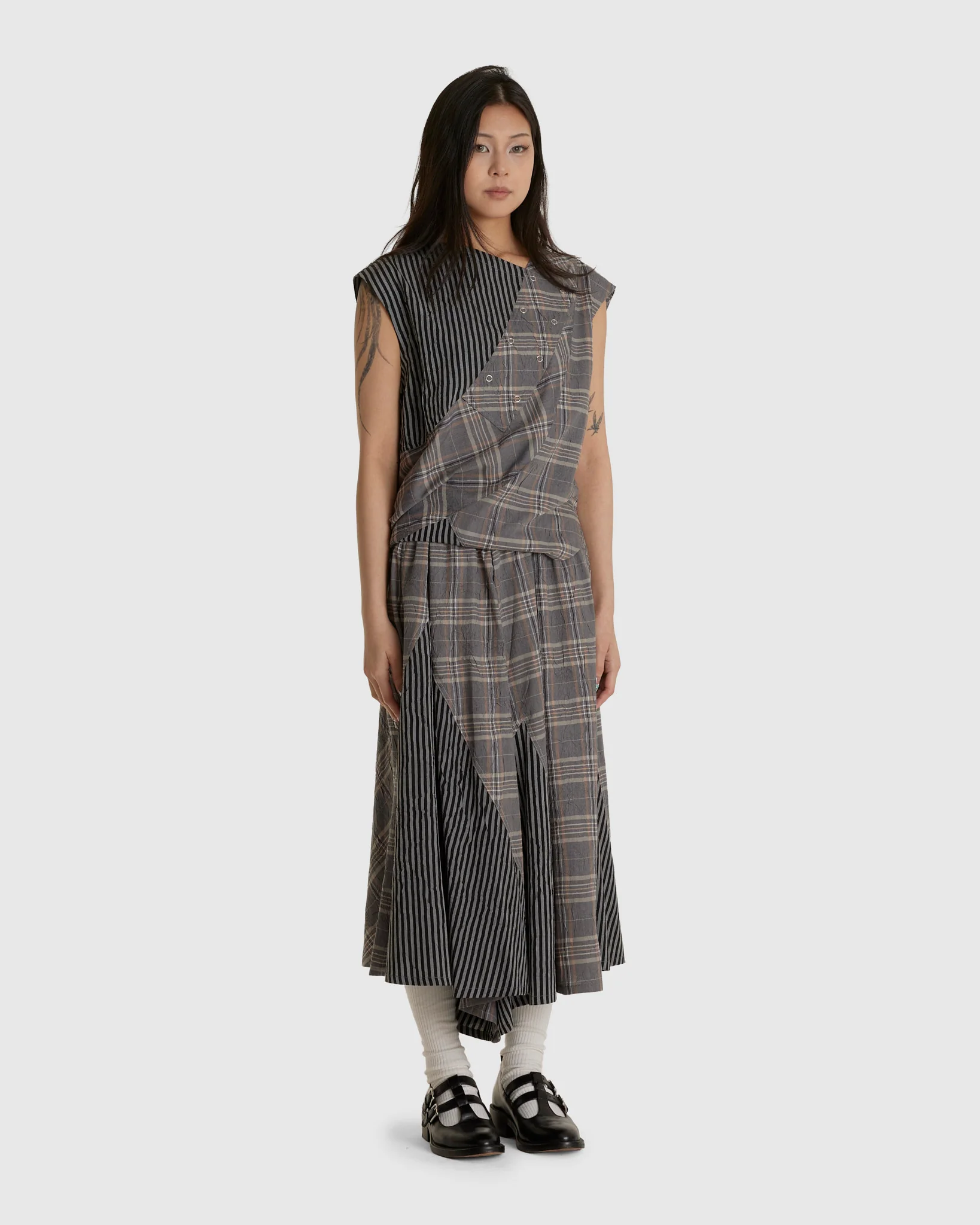 Checkered Skirt Pants - Image 2