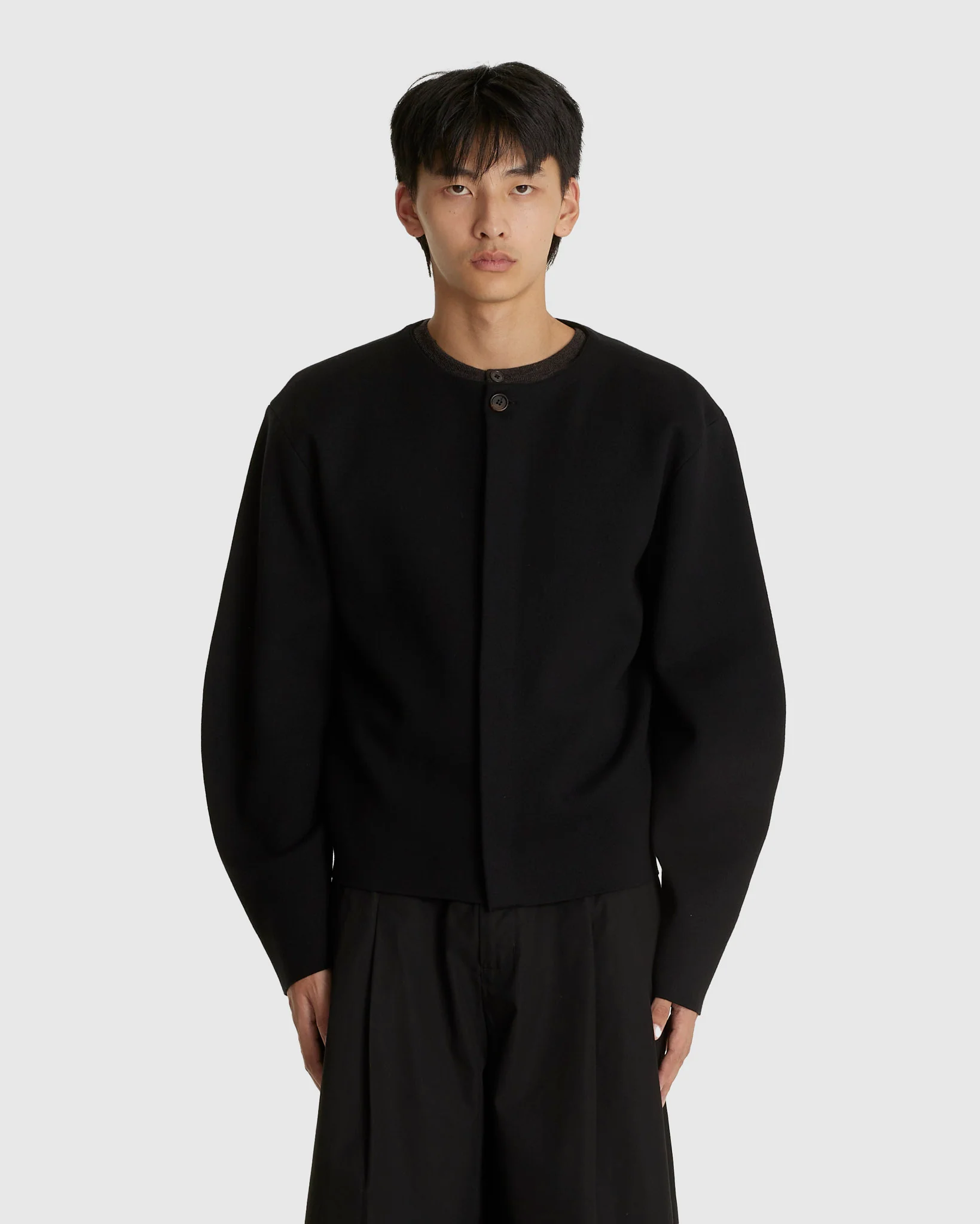 Curved Silhouette Cardigan