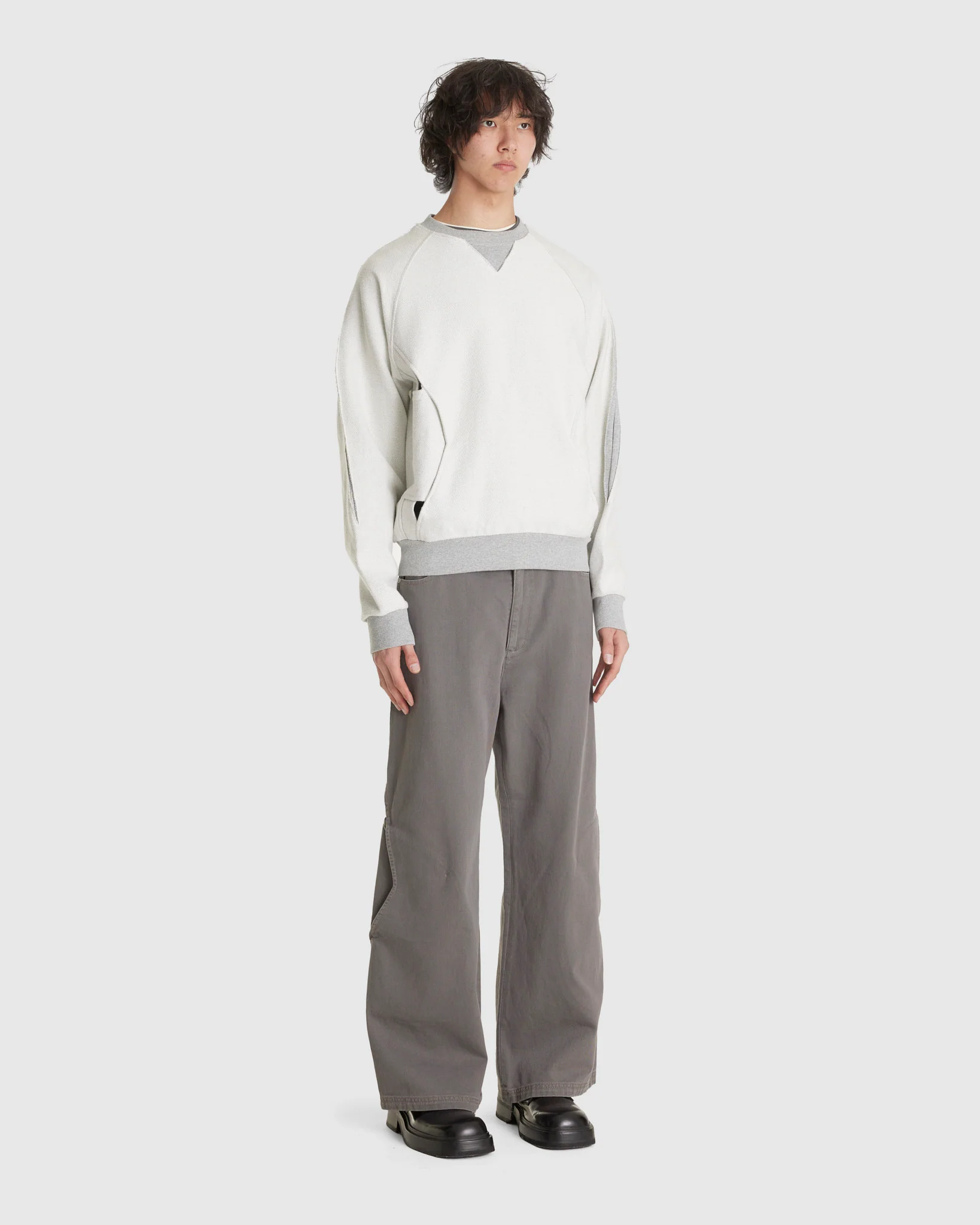 Deconstructed Tie In Sweater - Image 2