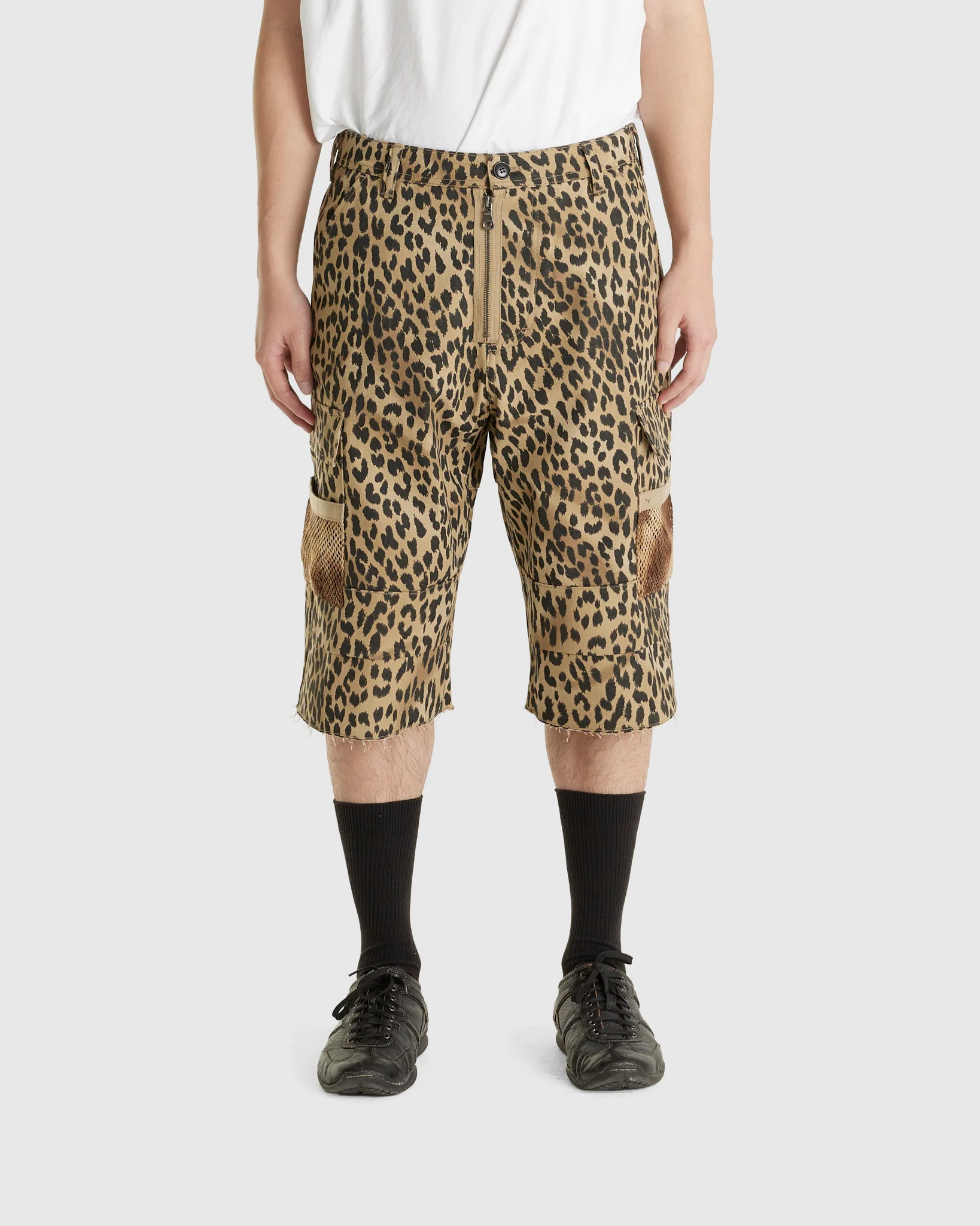 Depot Leopard Cargo Shorts