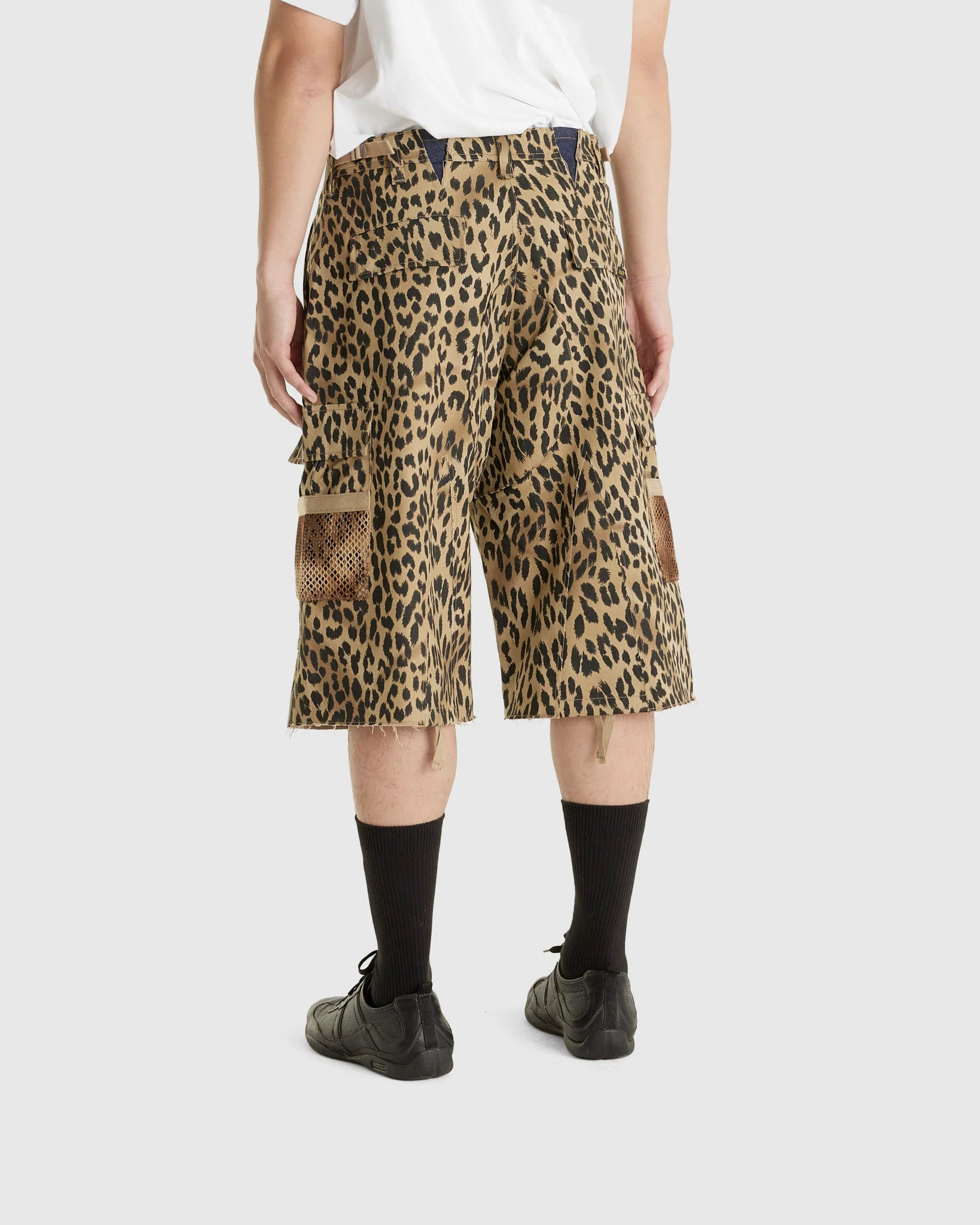 Depot Leopard Cargo Shorts - Image 2