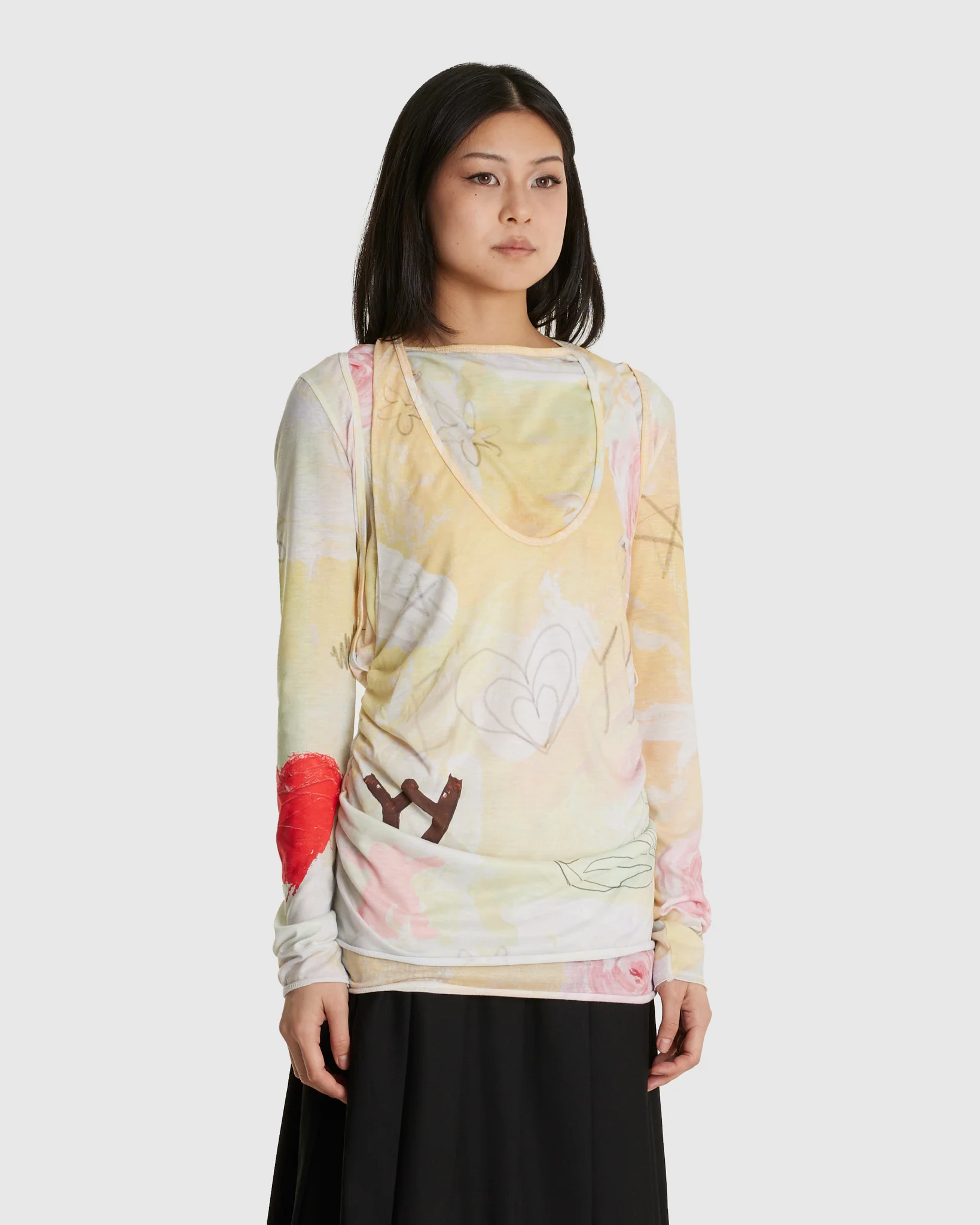 Graphic Convertible Bolero Top - Image 2