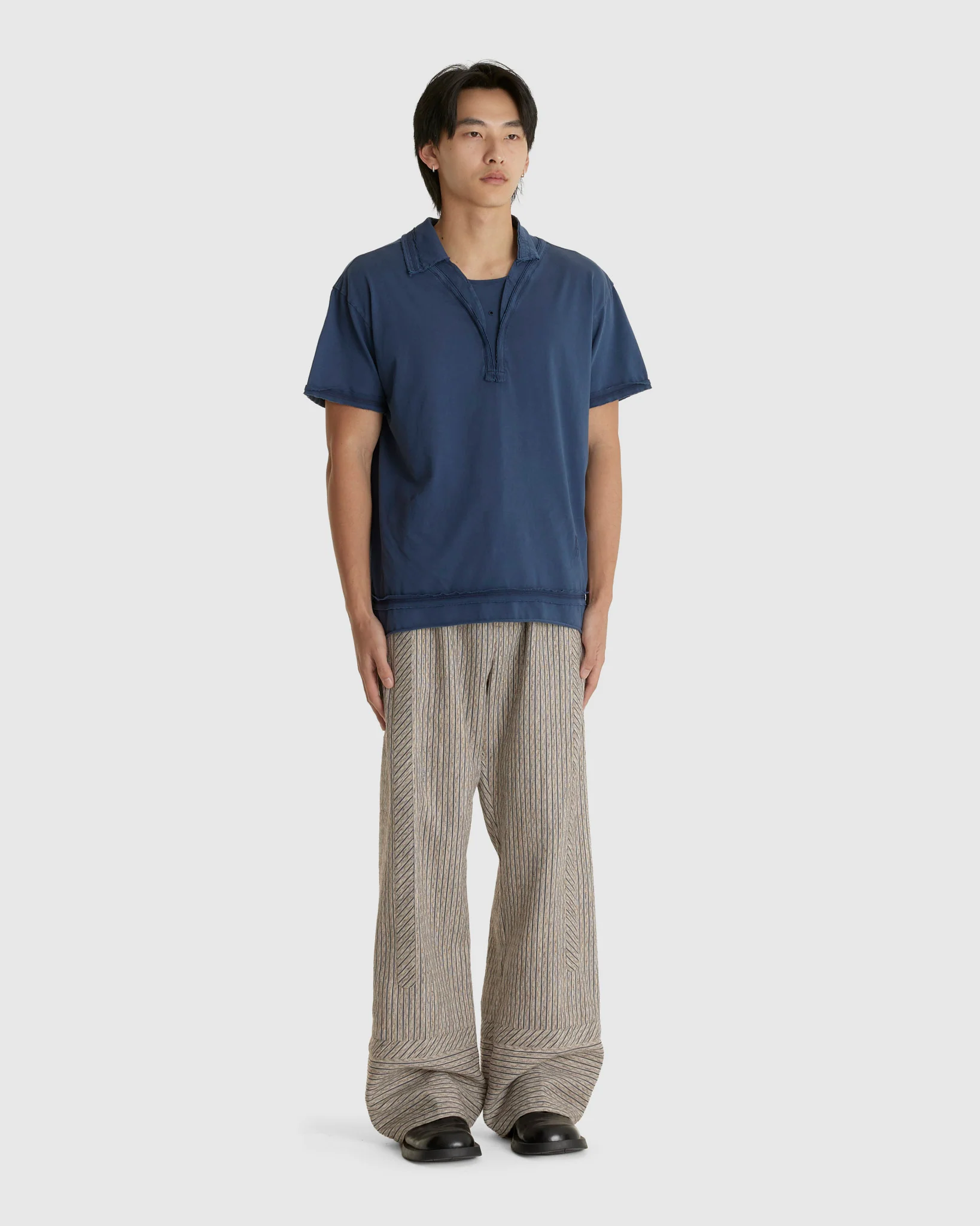 Kyan Trousers Textured Stripe - Image 2