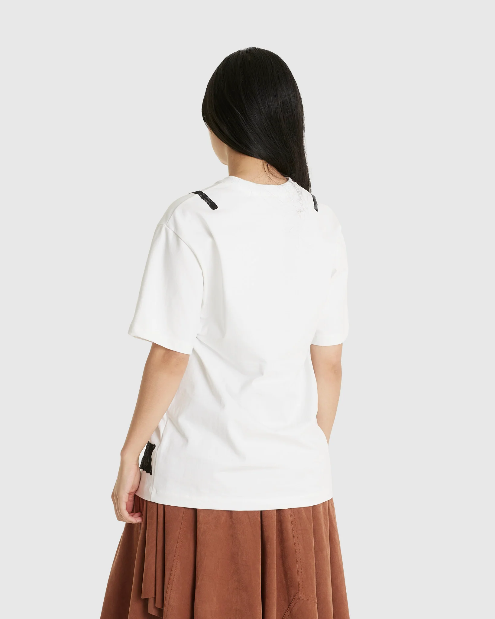 Lace Corset Oversized T-Shirt - Image 3