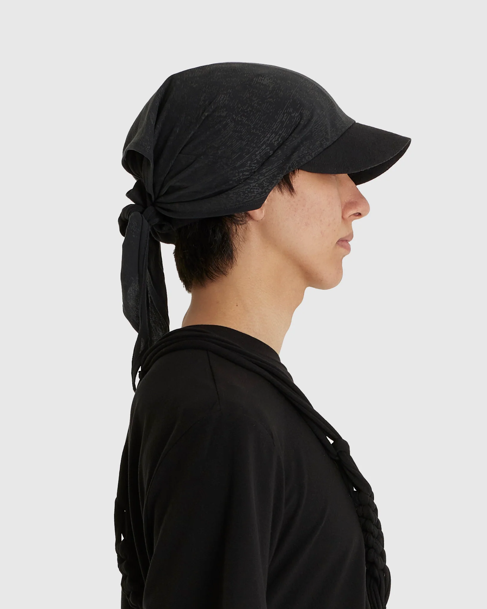 Layered Scarf Cap