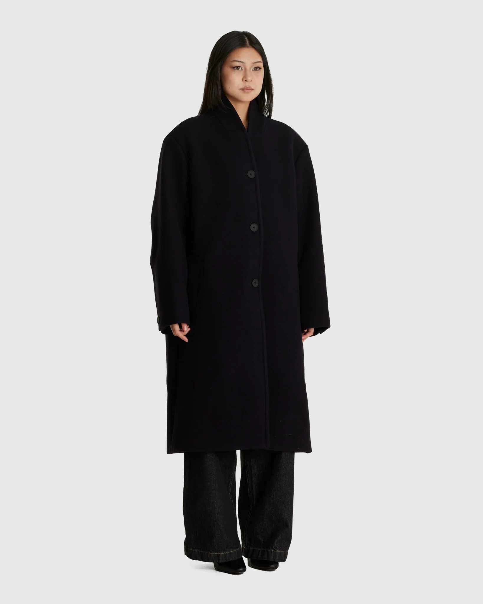 Morro Coat Dark Navy - Image 2
