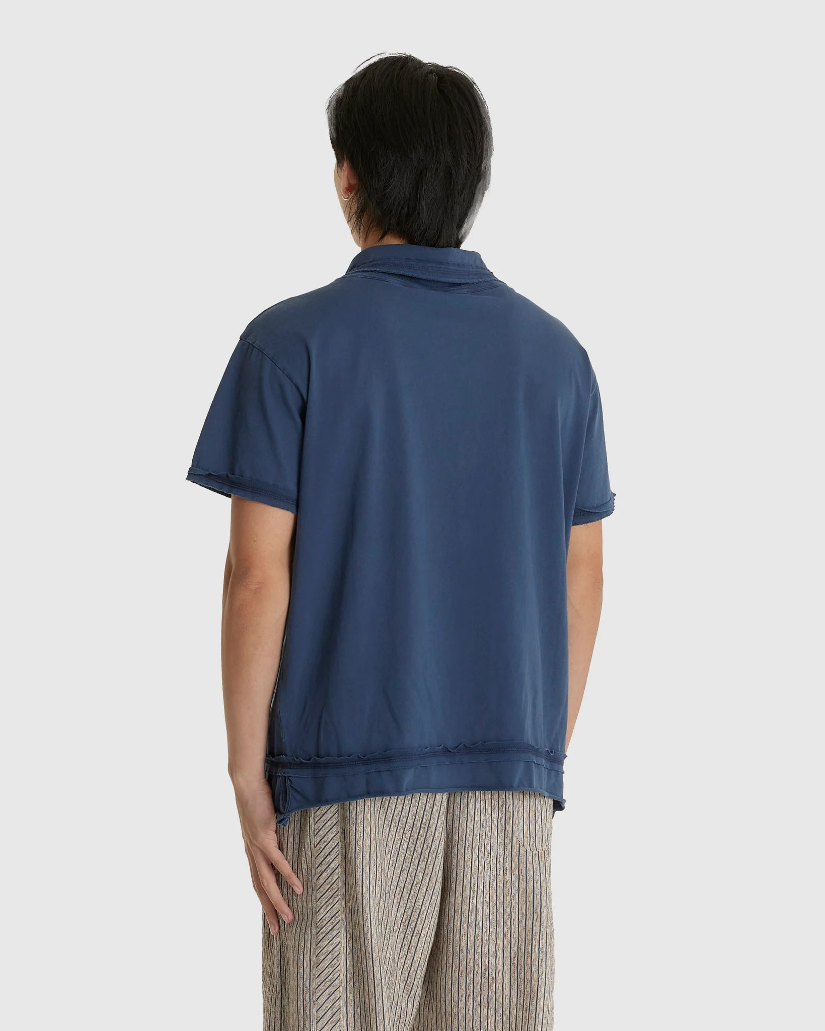 Otak Polo Shirt Navy - Image 3