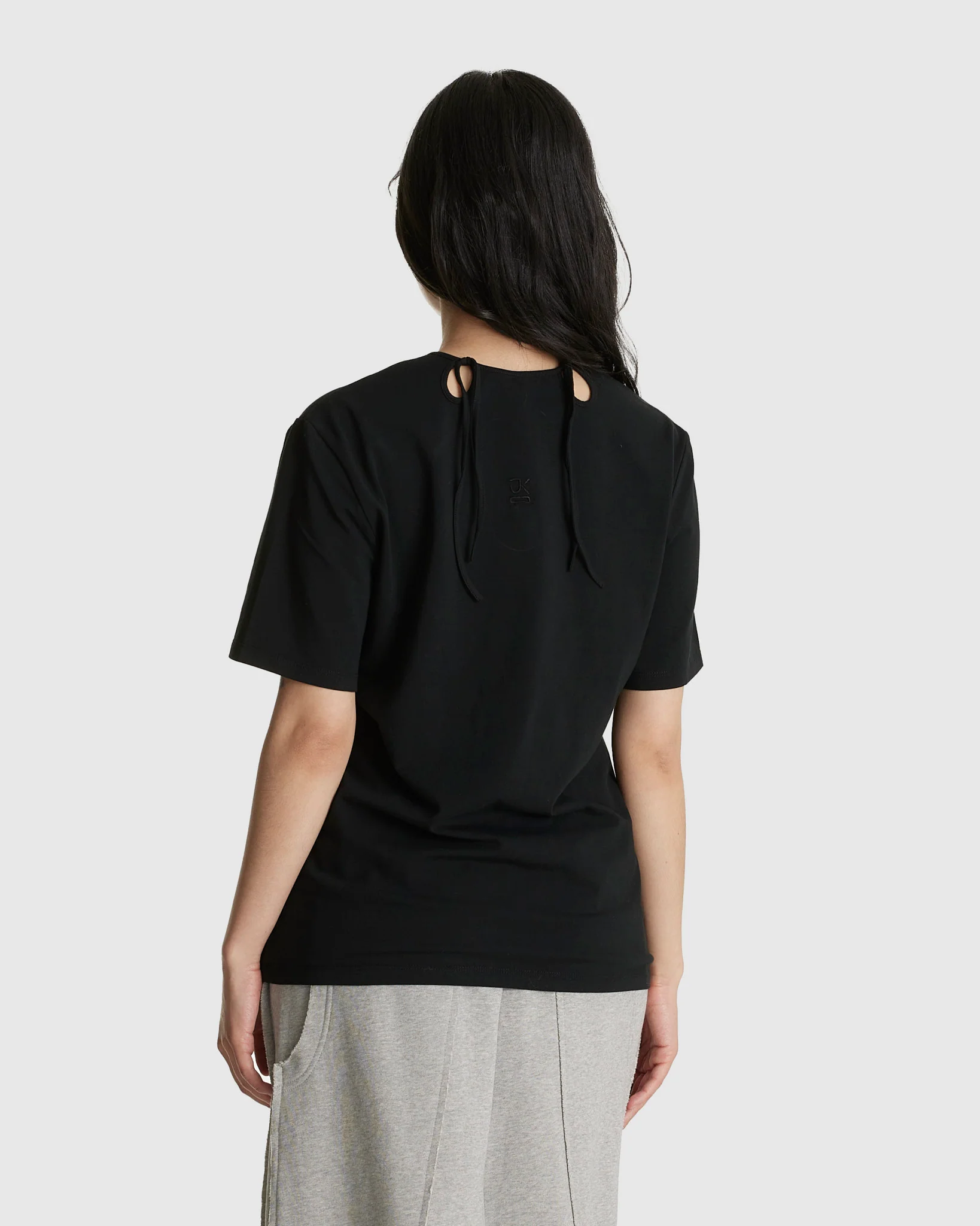 Oversized Petal T-Shirt Black - Image 3