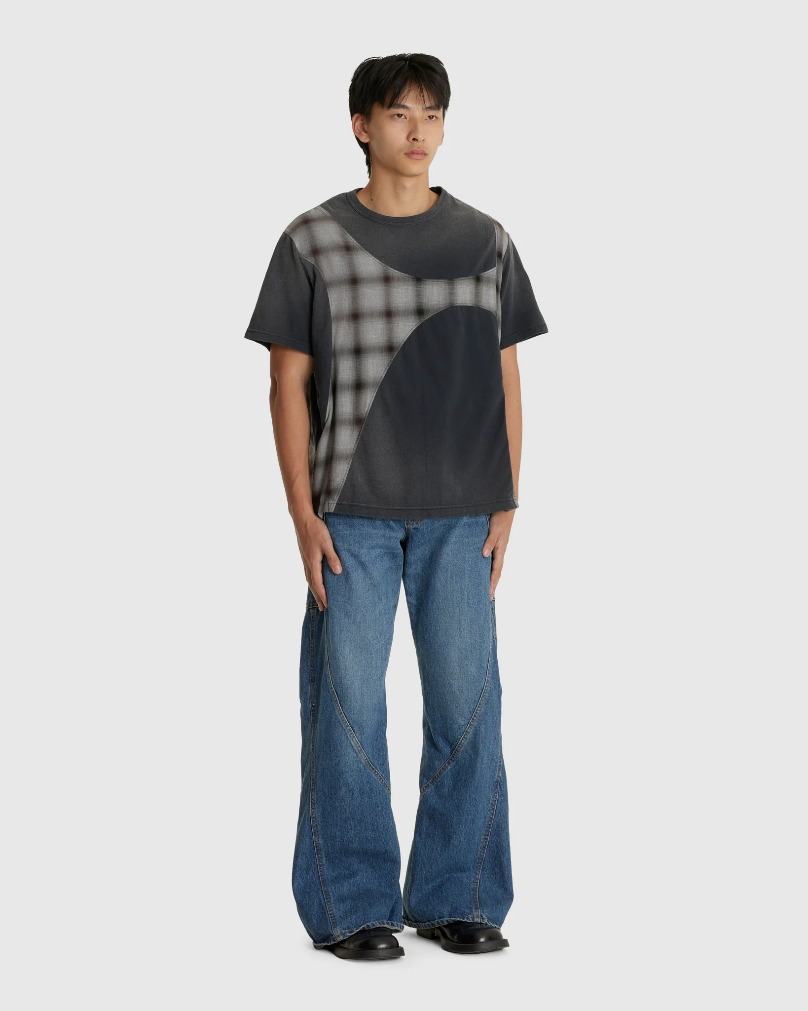 Patchworked Faded T Shirt - Image 2