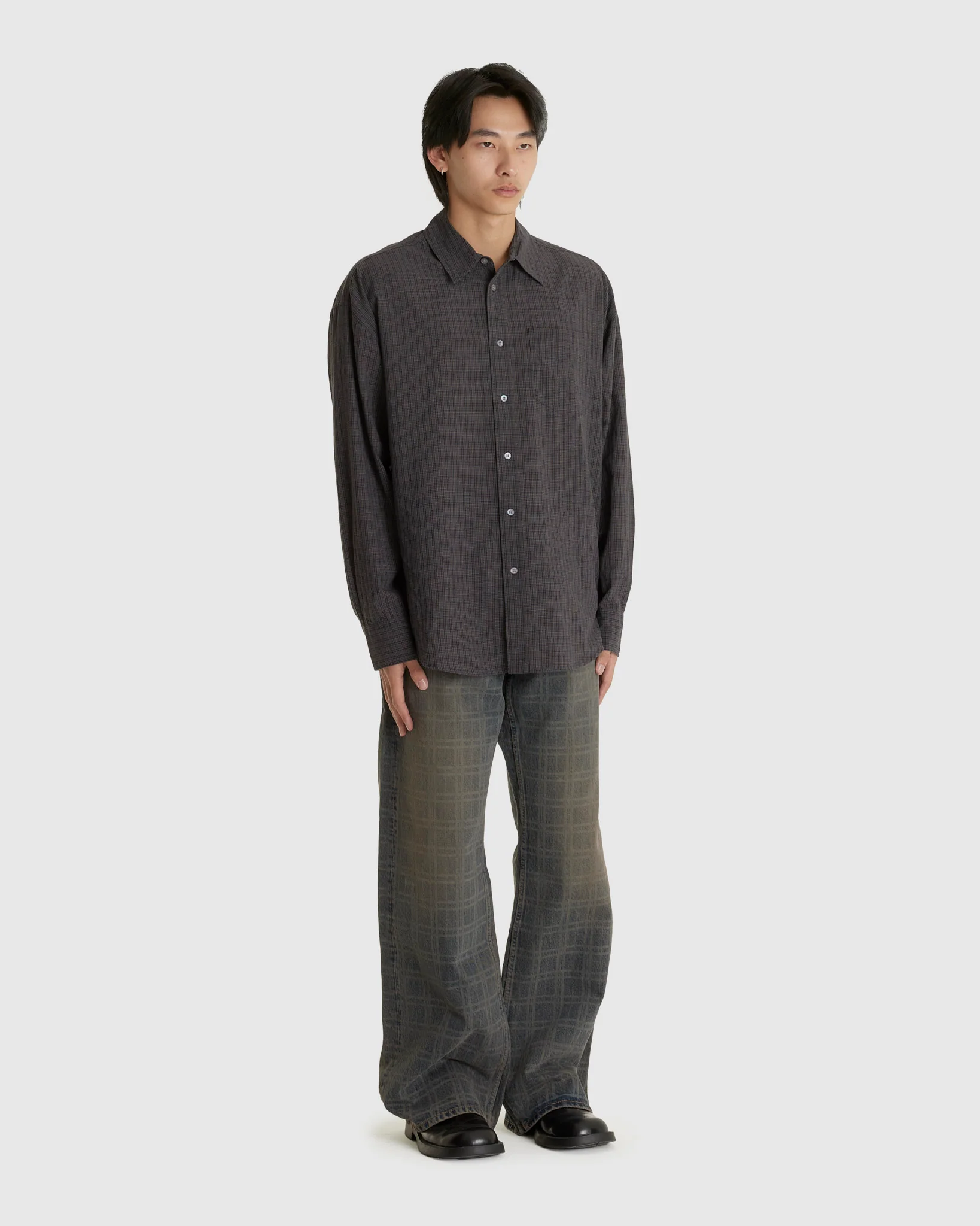 Criss Jeans Dusty Blue Check - Image 2