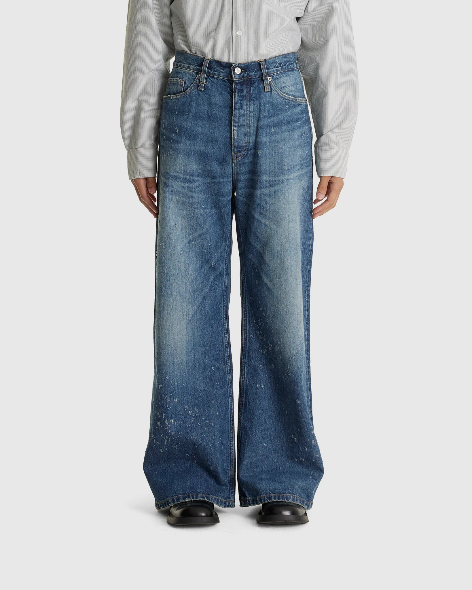 Skid Jeans Shredded Blue Vintage