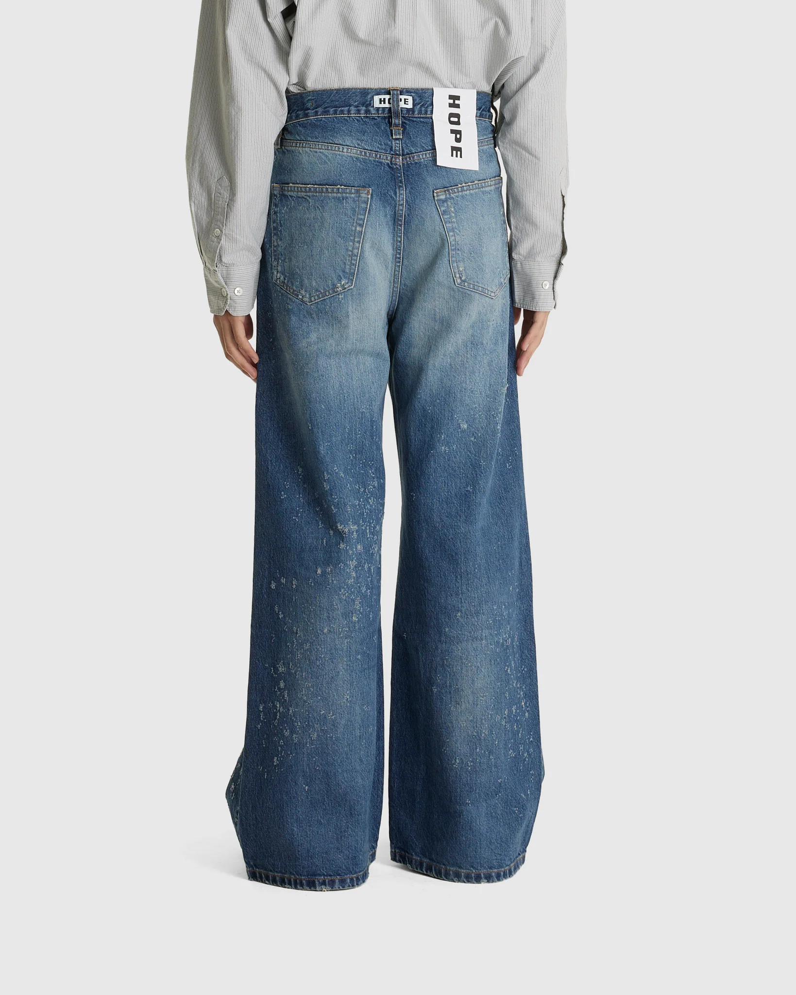 Skid Jeans Shredded Blue Vintage - Image 3