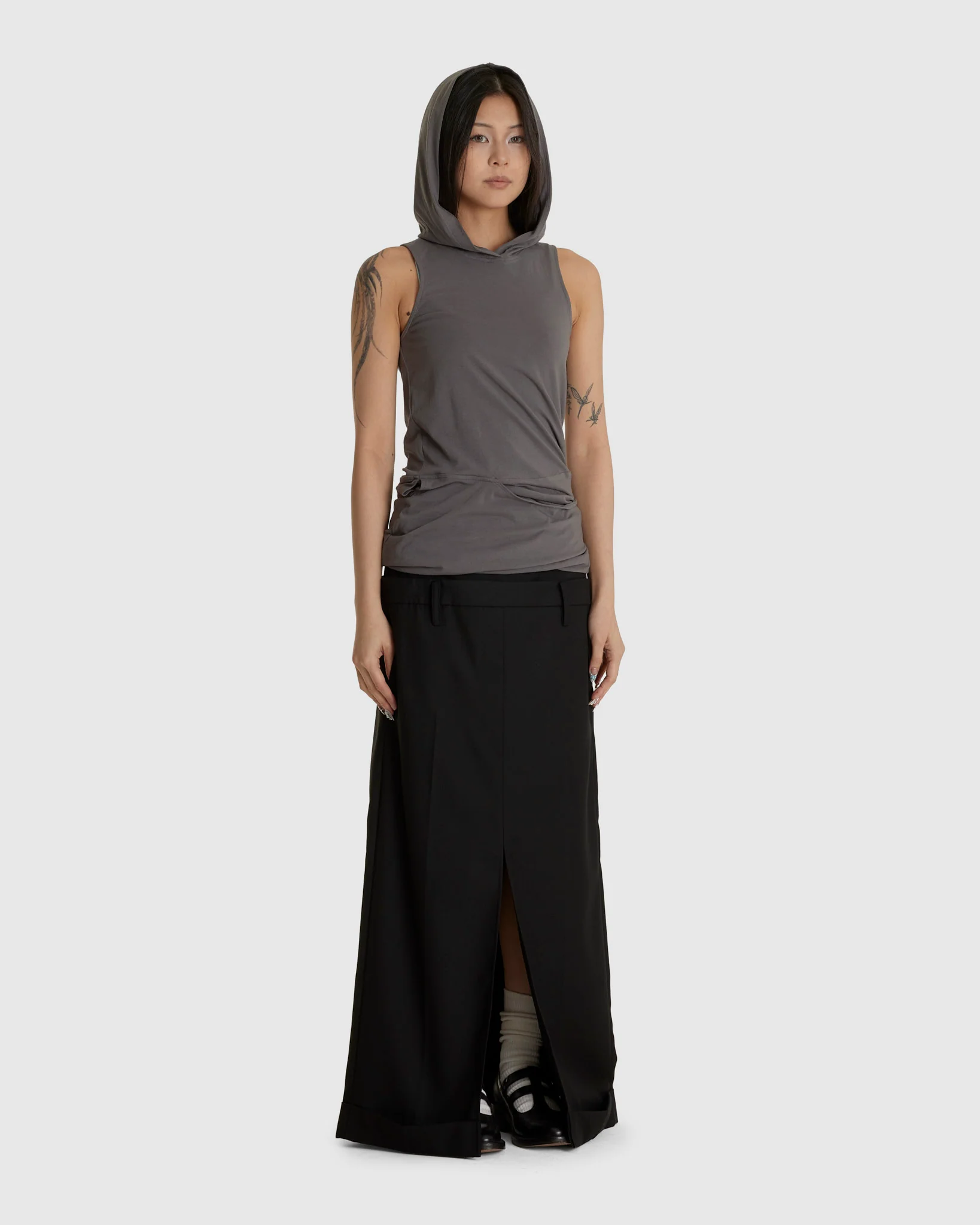 Tailored Long Skirt - Image 2