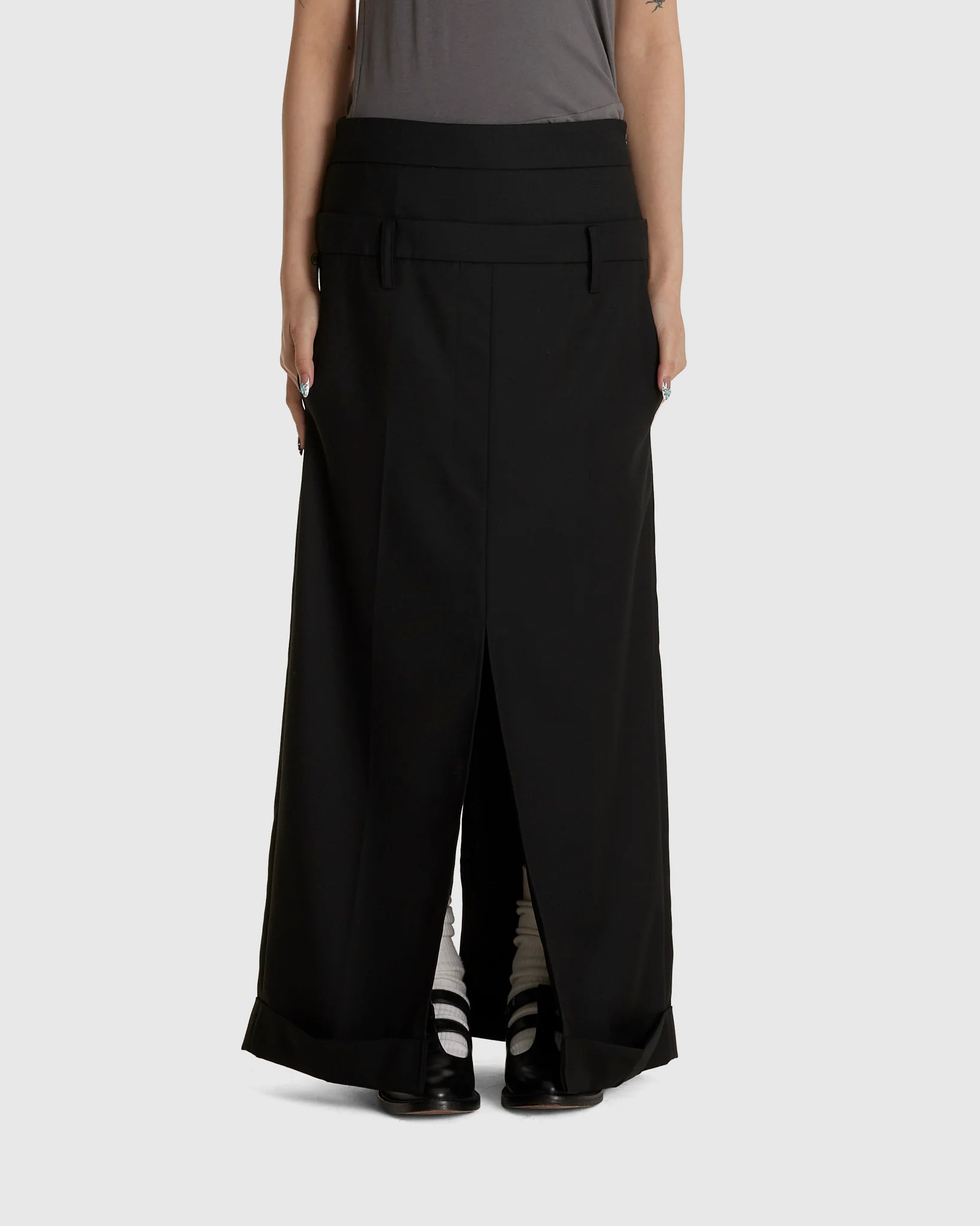 Tailored Long Skirt - Image 3