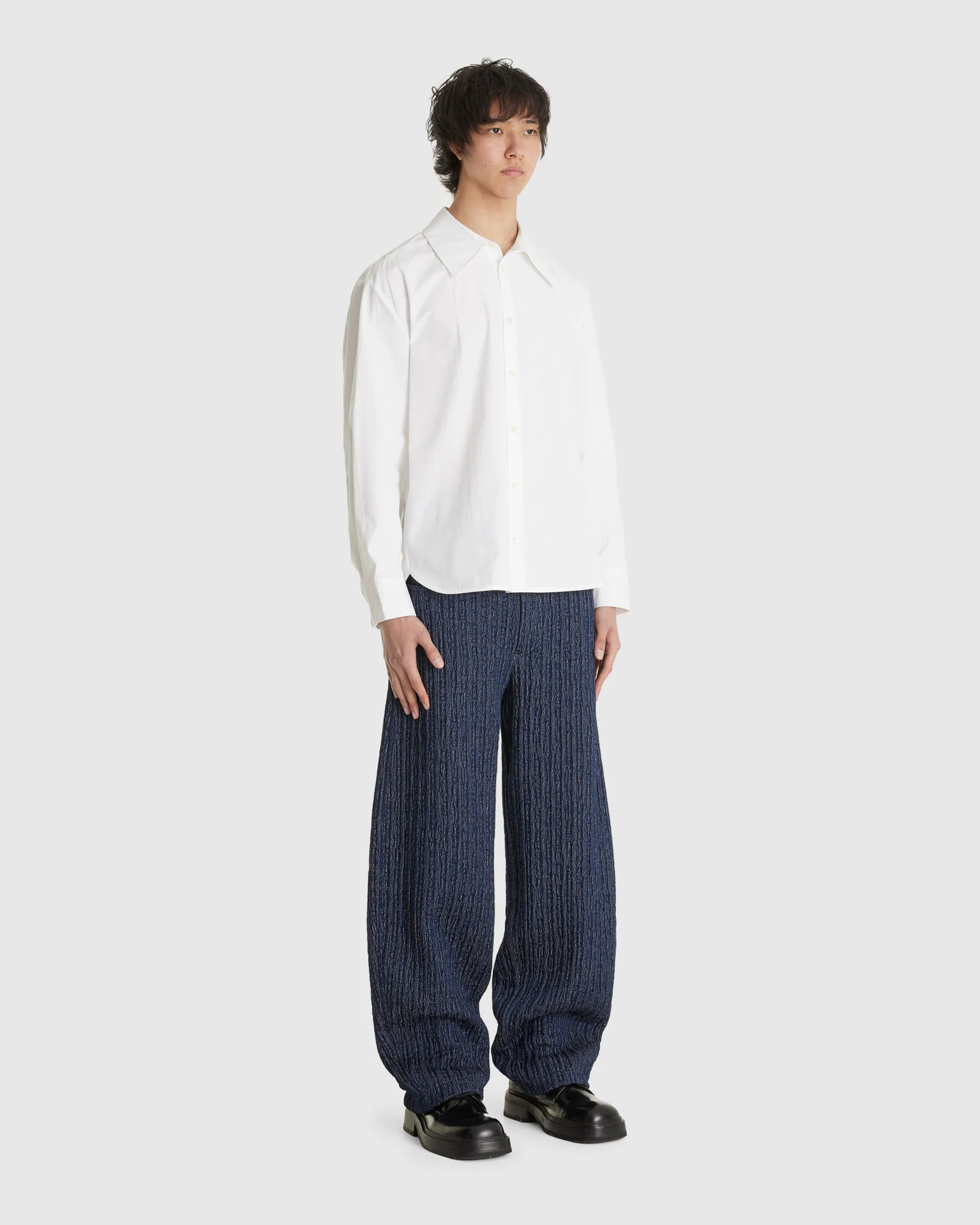 Trino Shirt White Fine Poplin - Image 2