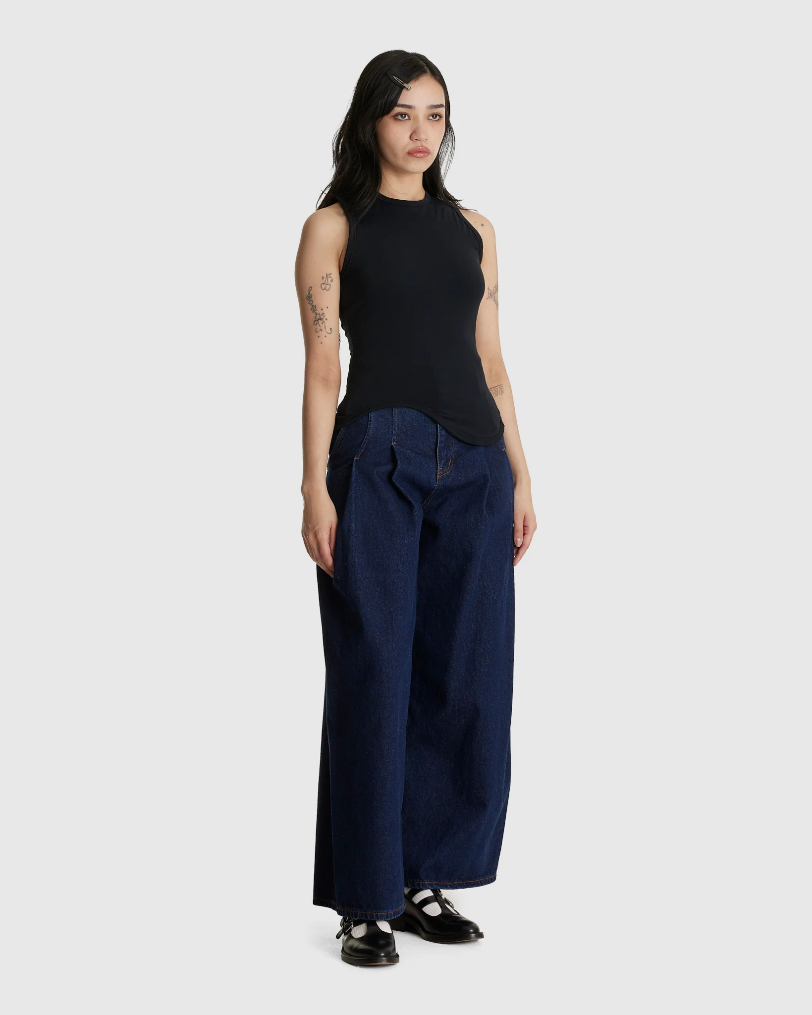 Ying-Yang Tank Top Black - Image 2